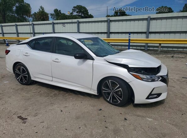 3N1AB8DVXMY225267 2021 NISSAN SENTRA White Front right