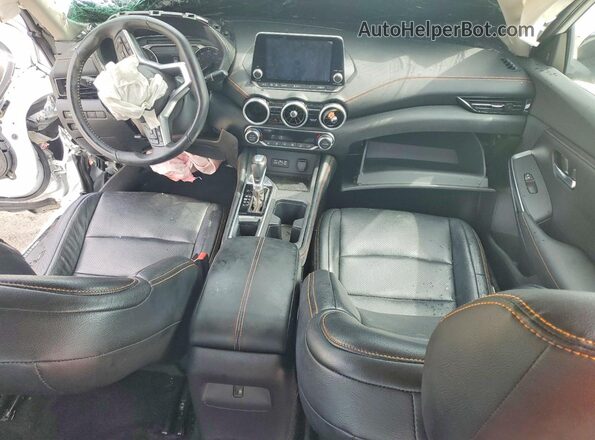 3N1AB8DVXMY225267 2021 NISSAN SENTRA White Dashboard view