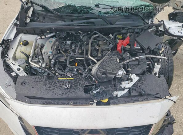 3N1AB8DVXMY225267 2021 NISSAN SENTRA White Rear interior view