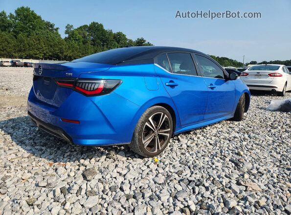 3N1AB8DVXMY313526 2021 NISSAN SENTRA Blue Tył prawy