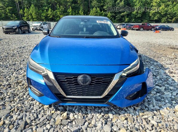3N1AB8DVXMY313526 2021 NISSAN SENTRA Blue Widok z przodu