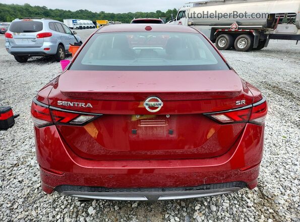 3N1AB8DVXPY307228 2023 NISSAN SENTRA Burgundy უკანა ხედი