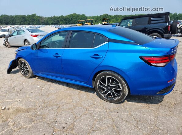 3N1AB8DVXRY321343 2024 NISSAN SENTRA Blue Rear left