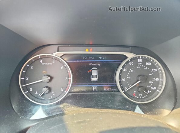 3N1AB8DVXRY321343 2024 NISSAN SENTRA Blue Instrument cluster view