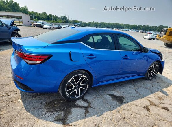 3N1AB8DVXRY321343 2024 NISSAN SENTRA Blue Rear right