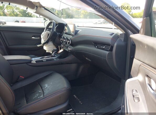 3N1AB8DVXSY228053 2025 NISSAN SENTRA Gray Widok wnętrza z przodu