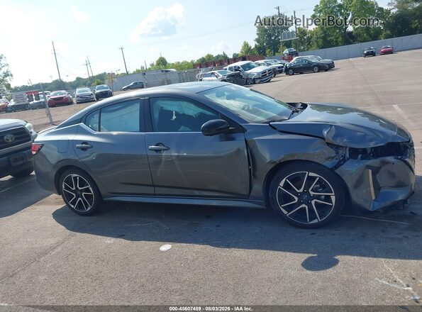 3N1AB8DVXSY228053 2025 NISSAN SENTRA Gray Widok wnętrza z tyłu