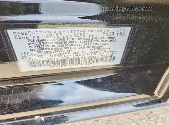 3N1AB9CV2TY220747 2026 NISSAN SENTRA Black Շարժիչի բաժամունքի տեսք