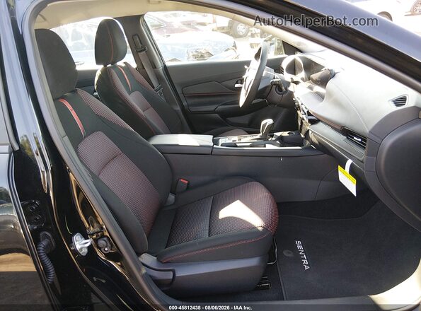3N1AB9DV1TY272952 2026 NISSAN SENTRA Black Вид салону спереду