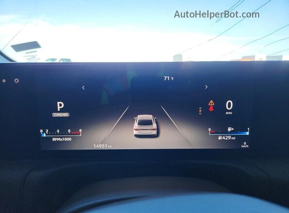 3N1AB9DV2TY232217 2026 NISSAN SENTRA Черный Вид щитка приборов