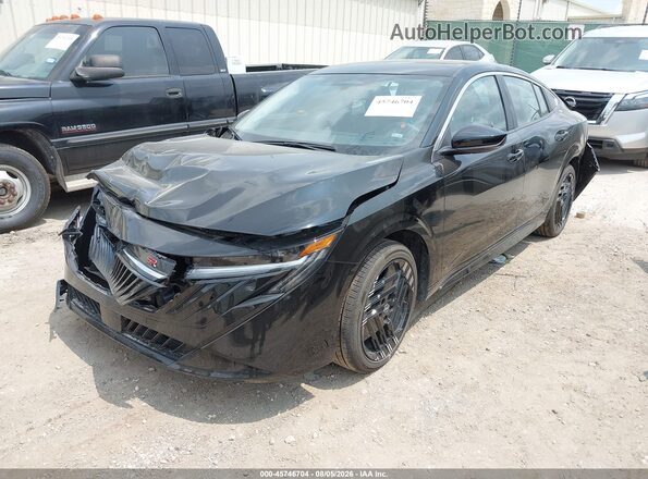 3N1AB9DV4TY276817 2026 NISSAN SENTRA Black Առջևի ձախ երեք քառորդ տեսարան