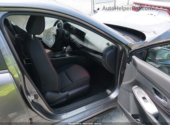 3N1AB9DV4TY296419 2026 NISSAN SENTRA Gray Widok wnętrza z przodu