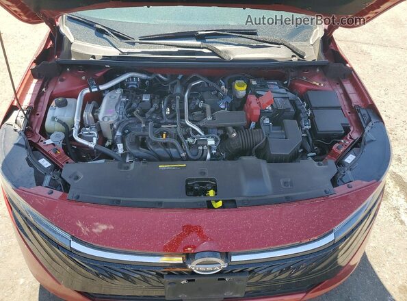 3N1AB9DV8TY220265 2026 NISSAN SENTRA Темно-бордовый Вид задней части салона