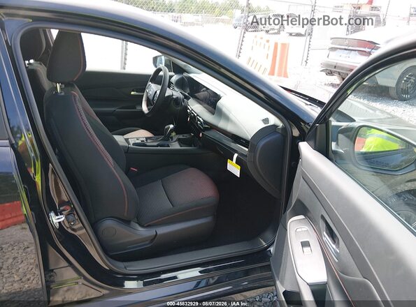 3N1AB9DV9TY238502 2026 NISSAN SENTRA Black Widok wnętrza z przodu