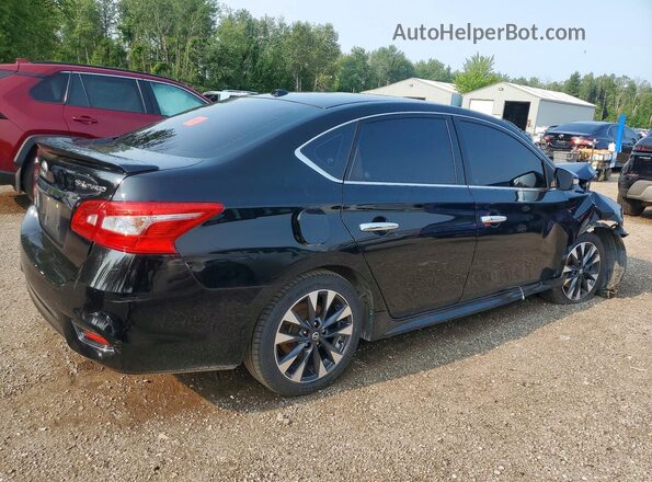 3N1CB7AP0HY205026 2017 NISSAN SENTRA Black Задня права чверть