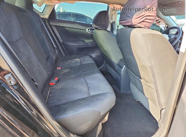 3N1CB7AP0HY319169 2017 NISSAN SENTRA Черный Вид задних сидений