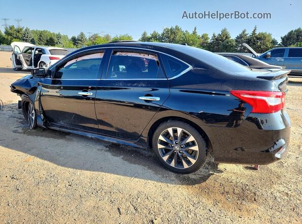 3N1CB7AP0HY319169 2017 NISSAN SENTRA Черный Задняя левая четверть