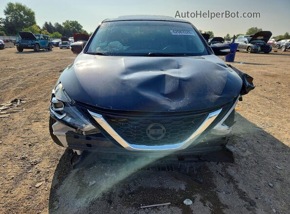 3N1CB7AP0HY319169 2017 NISSAN SENTRA Черный Вид спереди