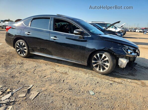 3N1CB7AP0HY319169 2017 NISSAN SENTRA Черный Передняя правая четверть