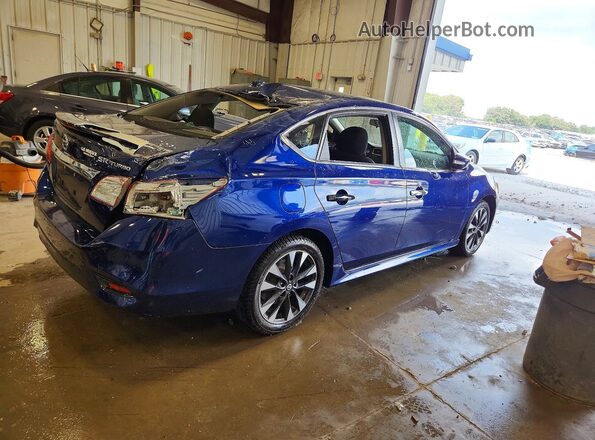 3N1CB7AP1HY205536 2017 NISSAN SENTRA Blue Rear right