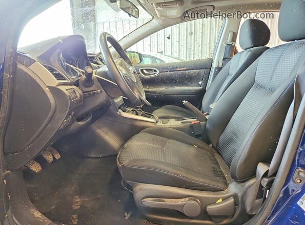 3N1CB7AP1HY205536 2017 NISSAN SENTRA Blue Front interior view