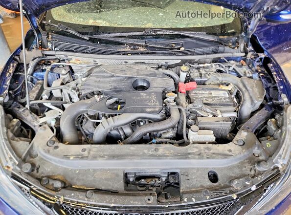 3N1CB7AP1HY205536 2017 NISSAN SENTRA Blue Rear interior view