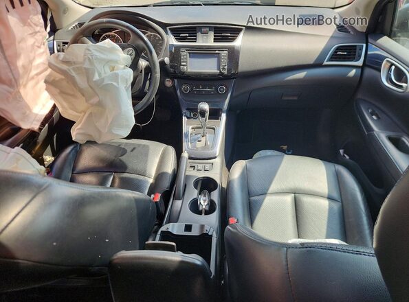 3N1CB7AP1HY240240 2017 NISSAN SENTRA Black Vista del salpicadero