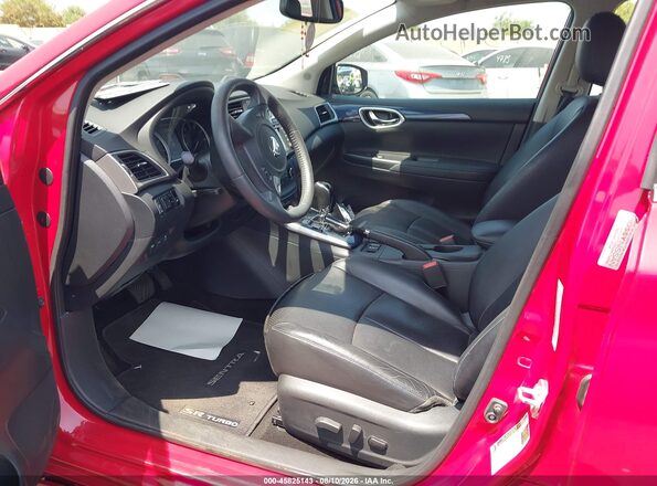 3N1CB7AP4HY235193 2017 NISSAN SENTRA Red Front interior view