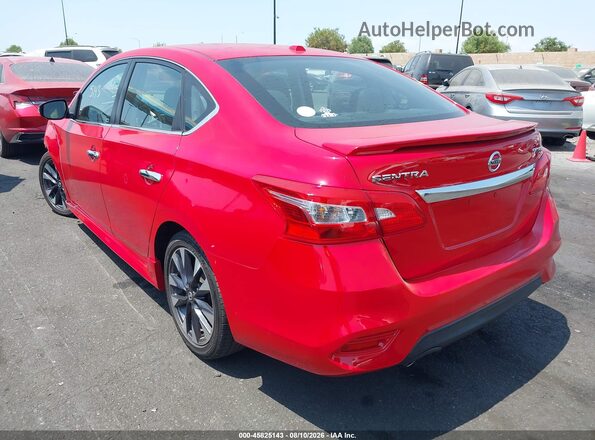 3N1CB7AP4HY235193 2017 NISSAN SENTRA Red Rear left
