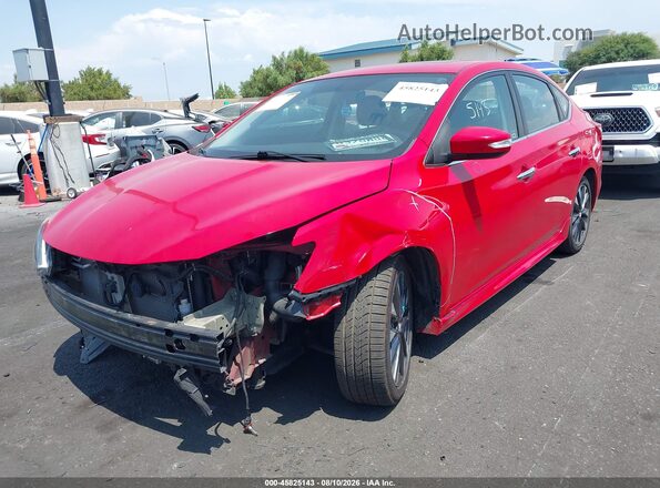 3N1CB7AP4HY235193 2017 NISSAN SENTRA Red Front left