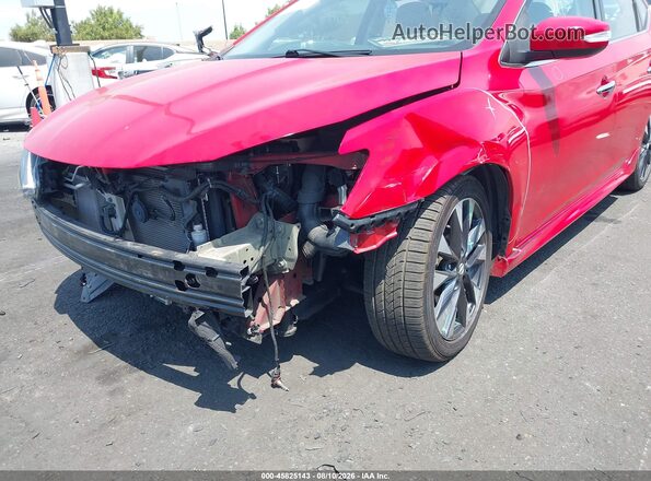 3N1CB7AP4HY235193 2017 NISSAN SENTRA Red Front view