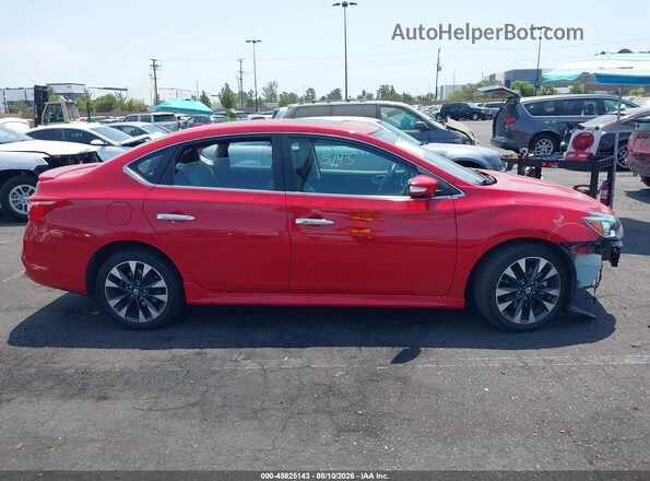 3N1CB7AP4HY235193 2017 NISSAN SENTRA Red 360 interior view