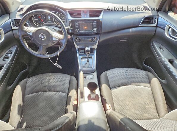 3N1CB7AP4HY238482 2017 NISSAN SENTRA Black Вид панелі приладів