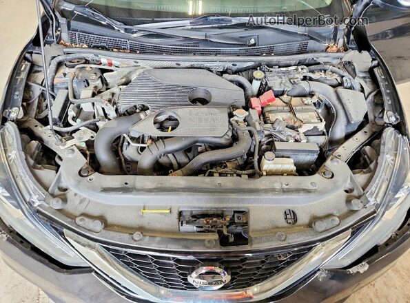 3N1CB7AP4HY238482 2017 NISSAN SENTRA Black Вид задньої частини салону