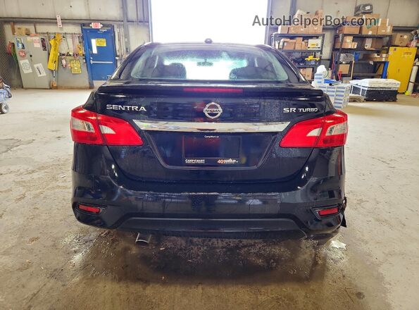 3N1CB7AP4HY238482 2017 NISSAN SENTRA Black Вид ззаду