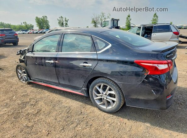 3N1CB7AP5JY308027 2018 NISSAN SENTRA Черный Задняя левая четверть
