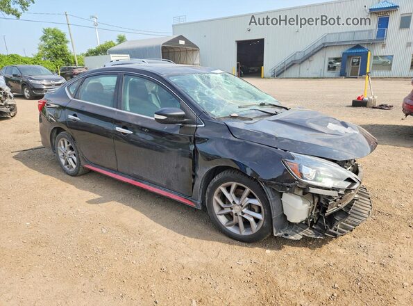 3N1CB7AP5JY308027 2018 NISSAN SENTRA Черный Передняя правая четверть