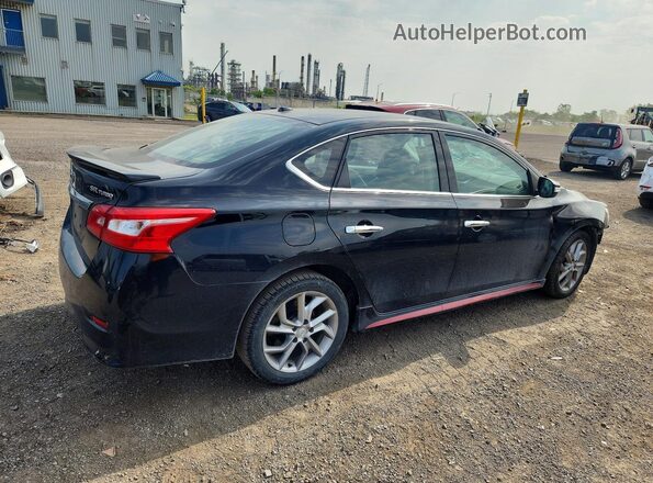 3N1CB7AP5JY308027 2018 NISSAN SENTRA Черный Задняя правая четверть