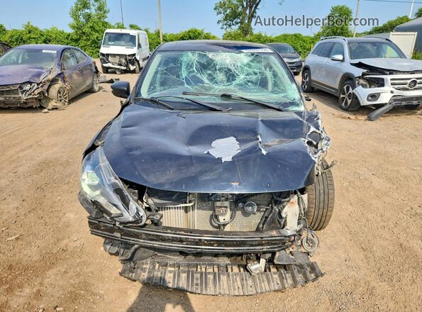 3N1CB7AP5JY308027 2018 NISSAN SENTRA Черный Вид спереди