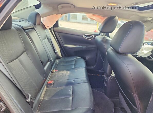 3N1CB7AP5JY308027 2018 NISSAN SENTRA Черный Вид задних сидений