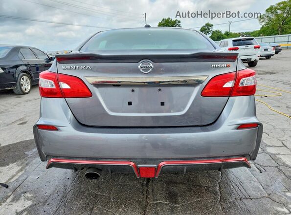 3N1CB7AP6HY370885 2017 NISSAN SENTRA Gray Widok z tyłu