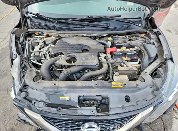 3N1CB7AP6HY370885 2017 NISSAN SENTRA Gray Widok wnętrza z tyłu