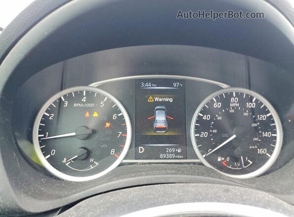 3N1CB7AP7HY220686 2017 NISSAN SENTRA Gray Widok zestawu wskaźników
