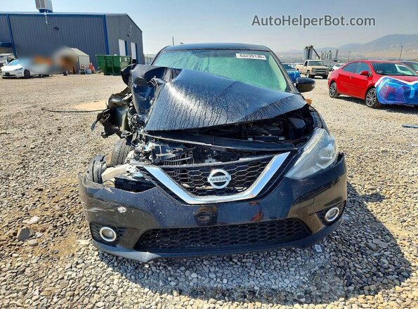3N1CB7AP7HY227220 2017 NISSAN SENTRA Black წინა ხედი