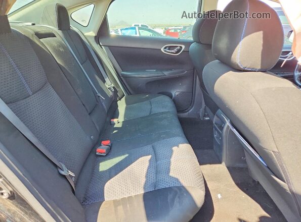 3N1CB7AP7HY227220 2017 NISSAN SENTRA Black უკანა სავარძლების ხედი