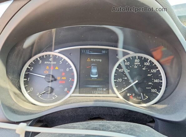 3N1CB7AP7HY227220 2017 NISSAN SENTRA Black ხელსაწყოთა პანელის ხედი