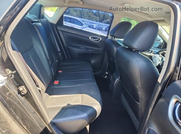 3N1CB7AP9HY224741 2017 NISSAN SENTRA Черный Вид задних сидений