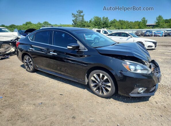 3N1CB7AP9HY224741 2017 NISSAN SENTRA Черный Передняя правая четверть