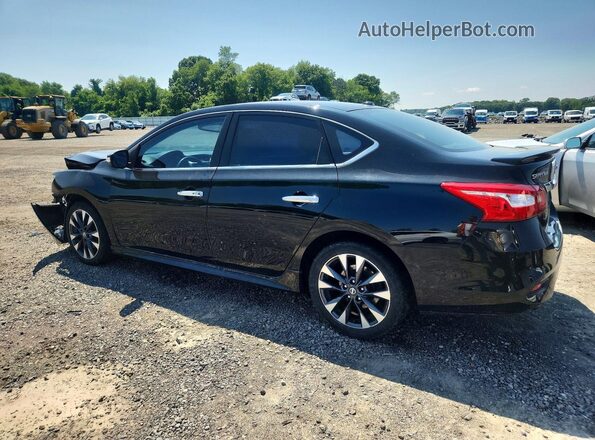 3N1CB7AP9HY224741 2017 NISSAN SENTRA Черный Задняя левая четверть