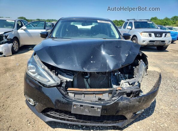 3N1CB7AP9HY224741 2017 NISSAN SENTRA Черный Вид спереди